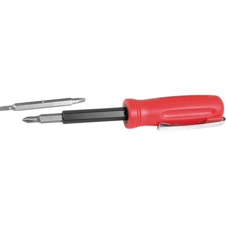 Performance Tool Performance Tool 3 pc Phillips/Slotted 4-in-1 Pocket Screwdriver W3207